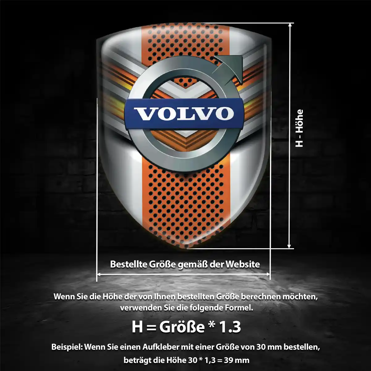 Volvo Emblem Auto Stilvolles Design