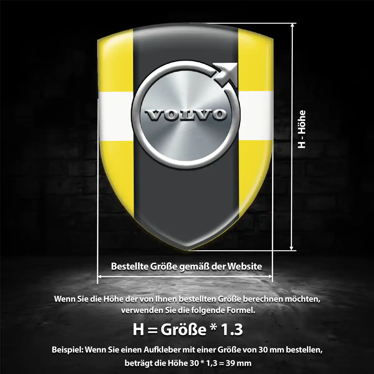 Volvo Emblem Hohe Qualität