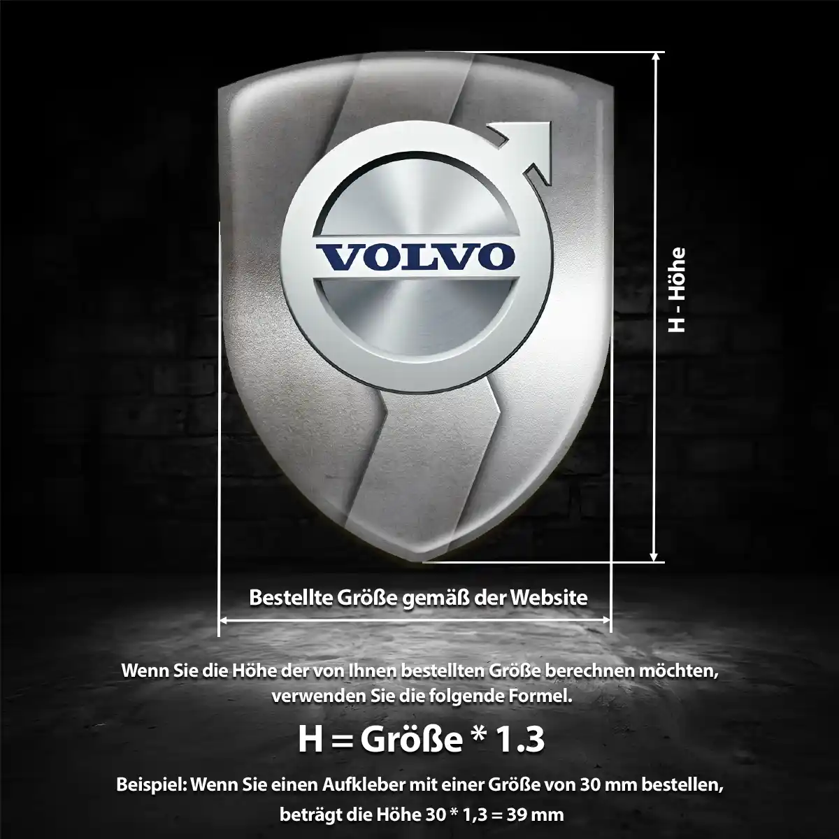 Volvo Emblem Luxus-Edition
