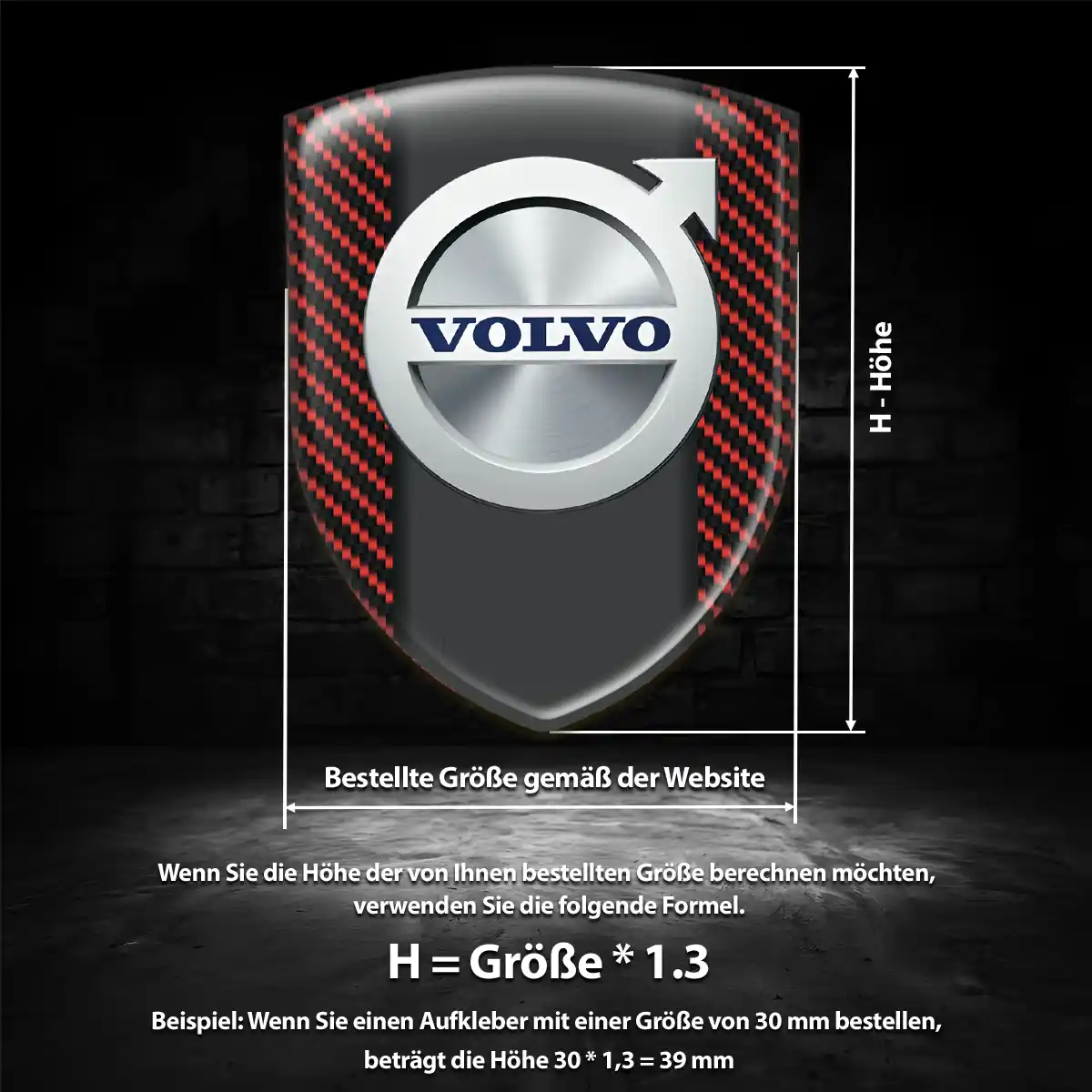 Volvo Emblem Premiumqualität