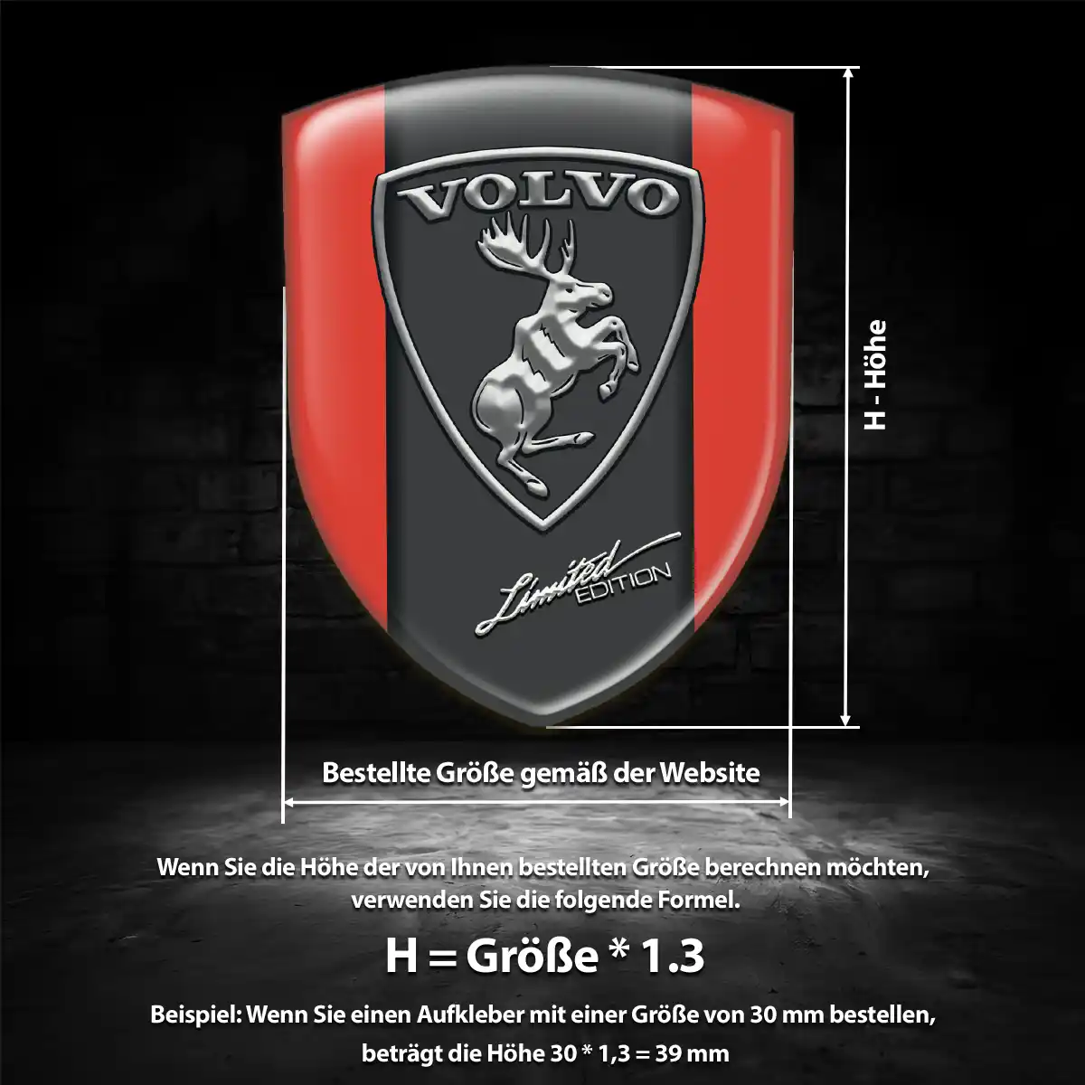 Volvo Emblem Wappen Anspruchsvolles Design