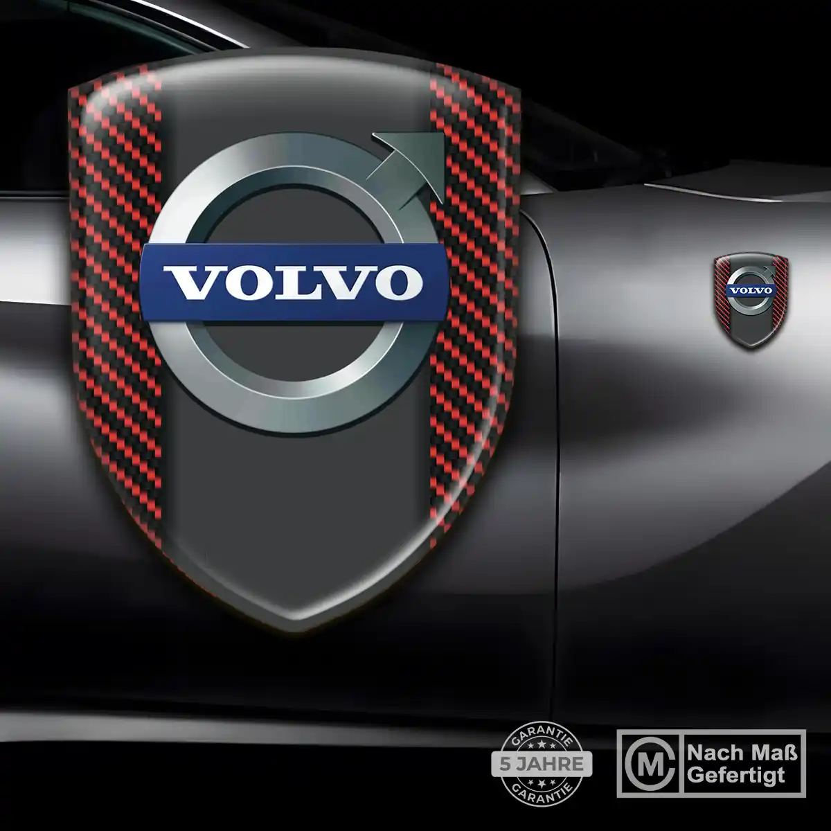 Volvo Emblem Wappen Aufkleber Ausdrucksstarkes Design