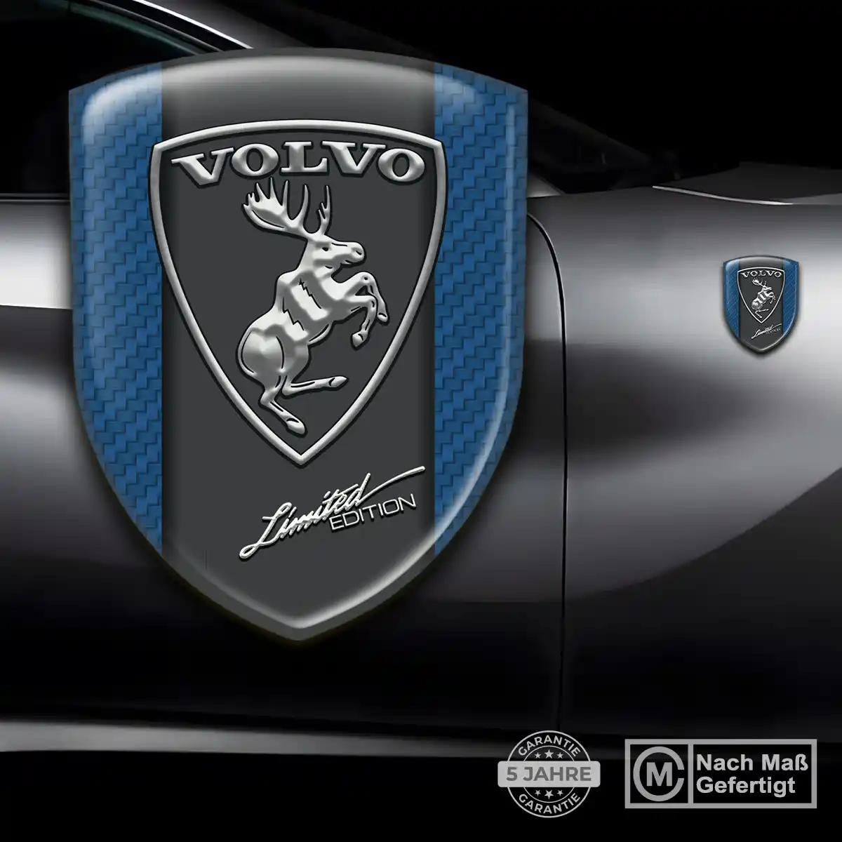 Volvo Emblem Wappen Aufkleber Auto Edles Design