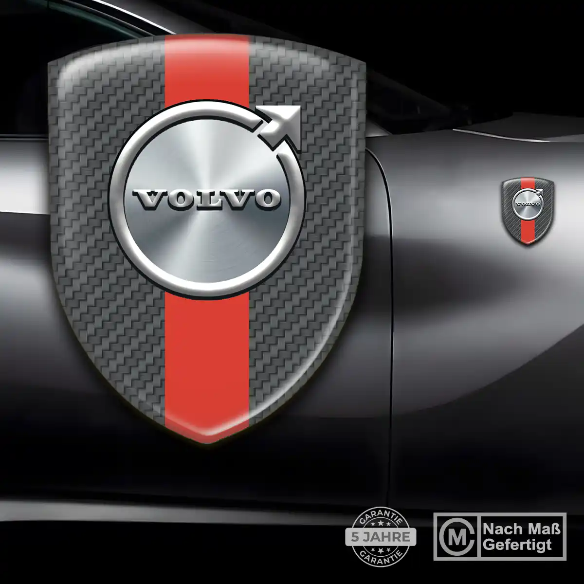 Volvo Emblem Wappen Aufkleber Auto Exterieurdesign