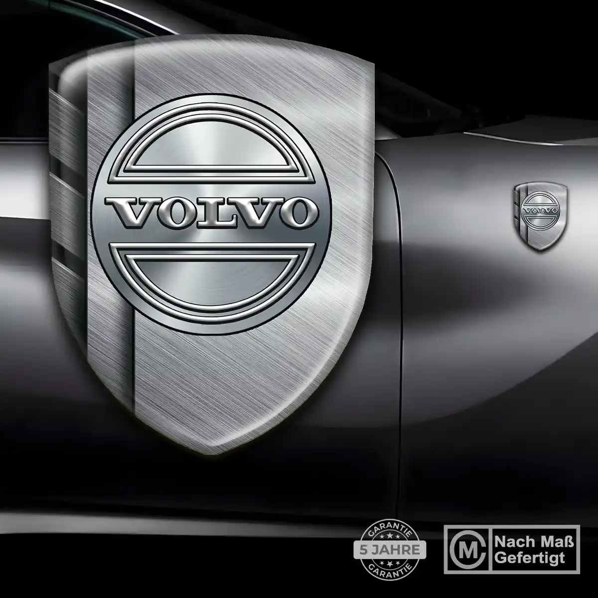 Volvo Emblem Wappen Aufkleber Auto Luxus-Edition