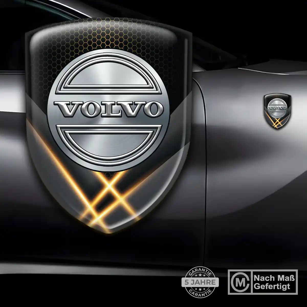 Volvo Emblem Wappen Aufkleber Auto Stilvolles Design