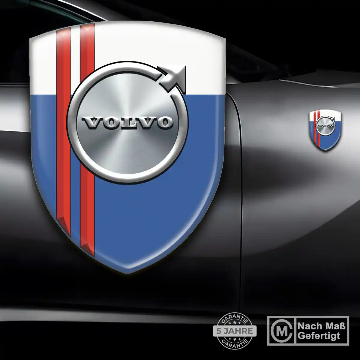 Volvo Emblem Wappen Aufkleber Auto Tuningfahrzeug