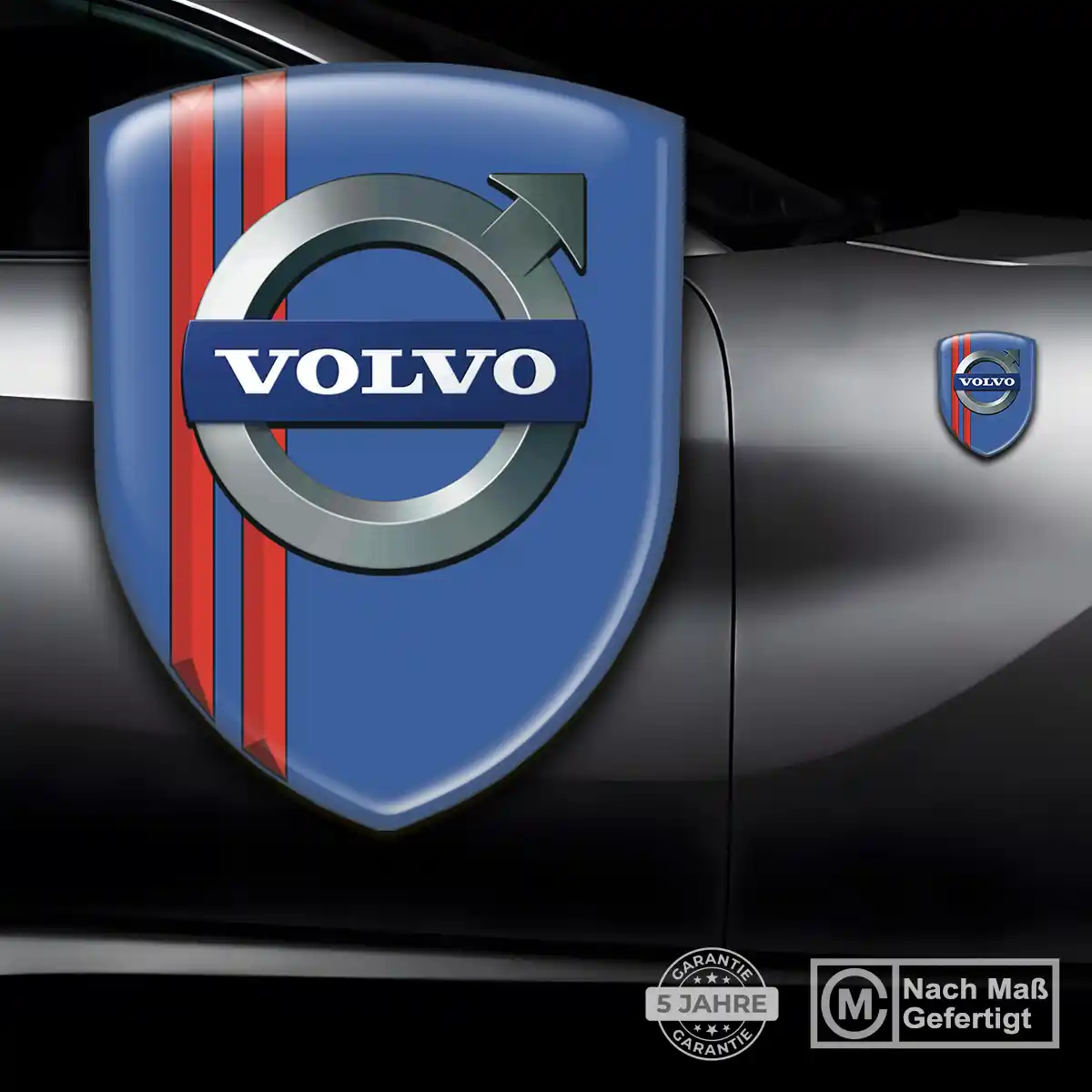 Volvo Emblem Wappen Aufkleber Edles Design