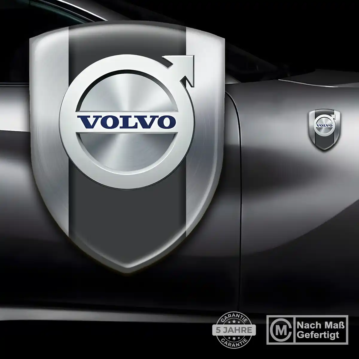 Volvo Emblem Wappen Aufkleber Elegantes Design
