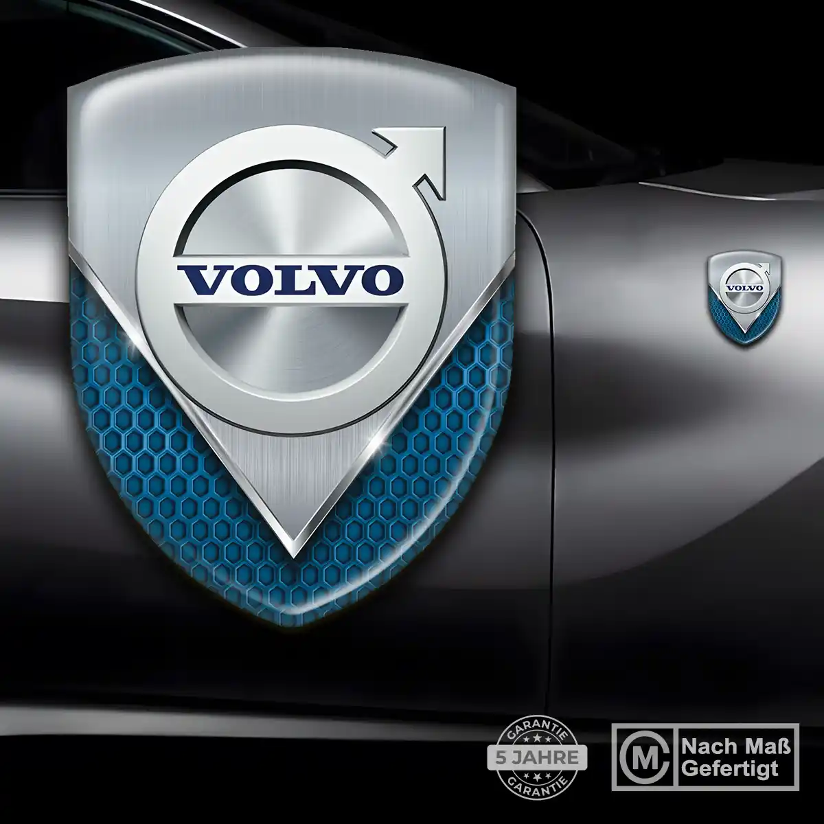 Volvo Emblem Wappen Aufkleber Exterieurdesign