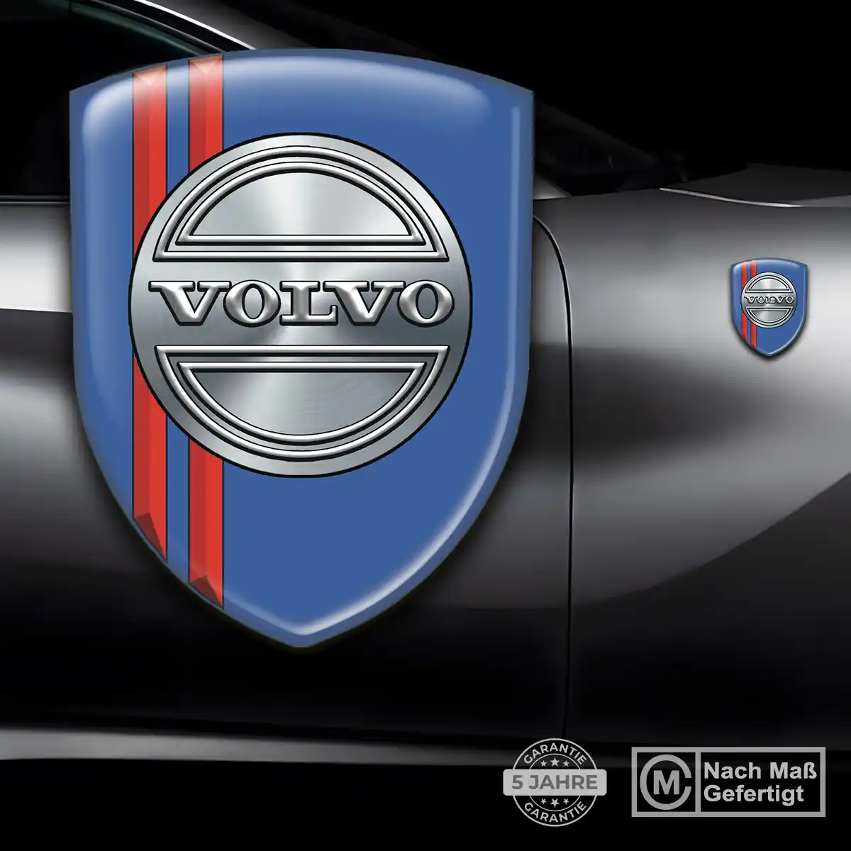 Volvo Emblem Wappen Aufkleber Interieurdesign