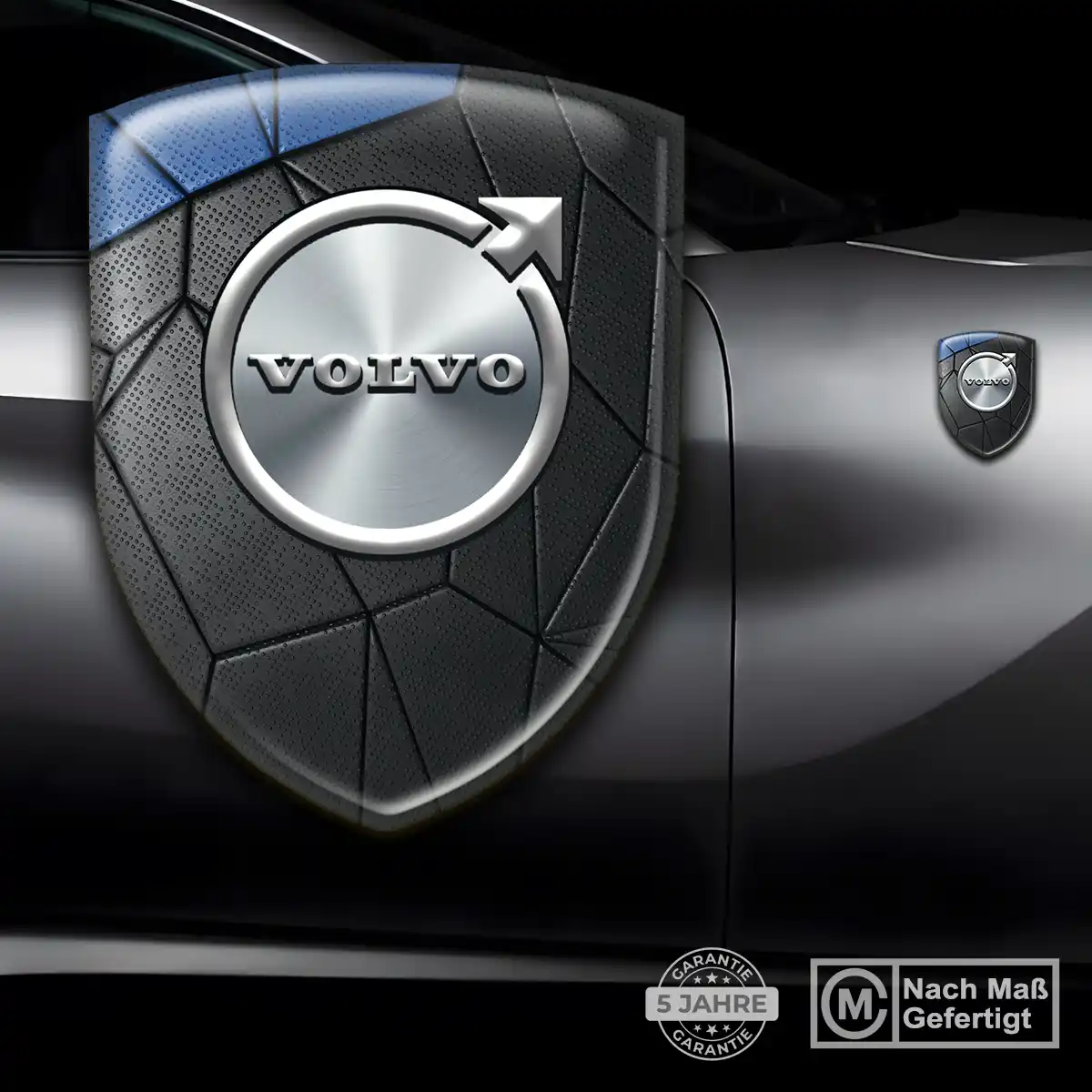 Volvo Emblem Wappen Aufkleber Luxus-Edition