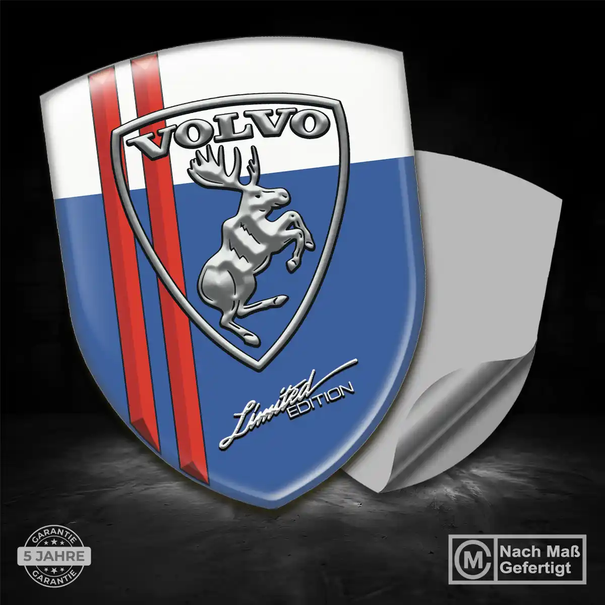 Volvo Emblem Wappen Aufkleber Premium-Edition