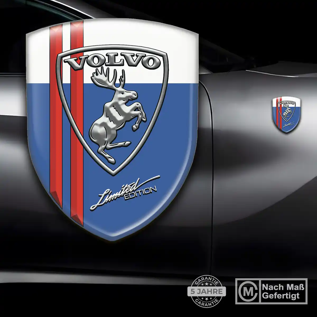 Volvo Emblem Wappen Aufkleber Premium-Edition