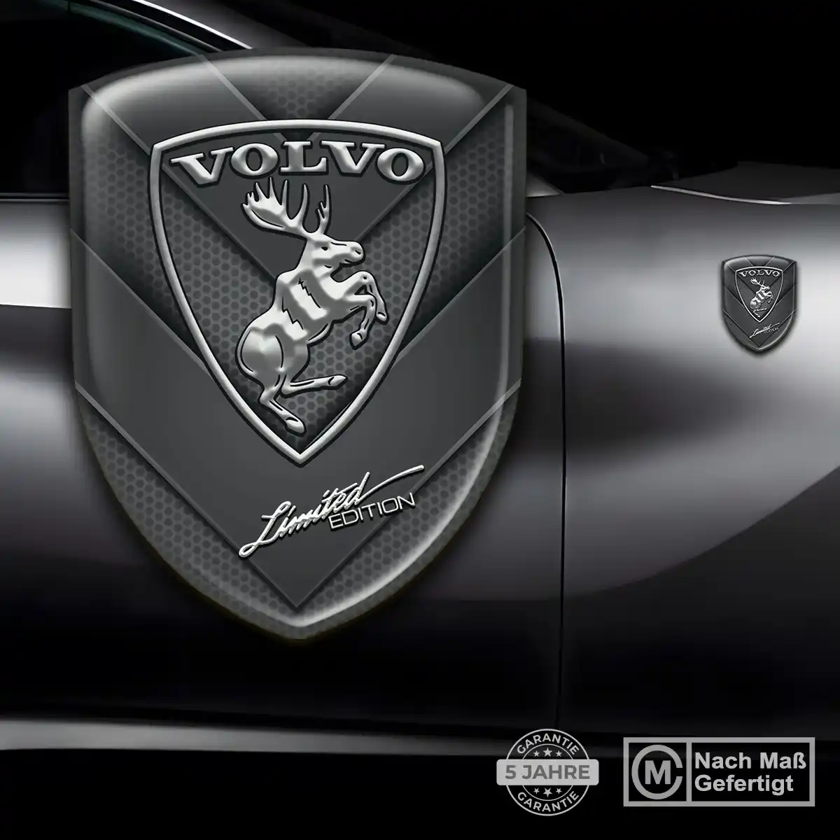 Volvo Emblem Wappen Aufkleber Tuningfahrzeug