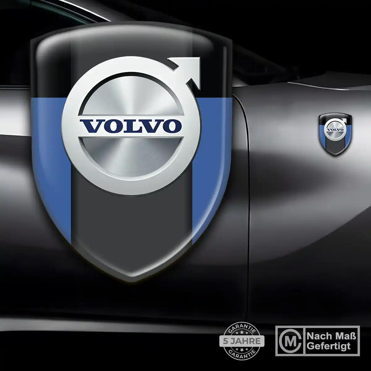Volvo Emblem Wappen Auto Exterieurdesign