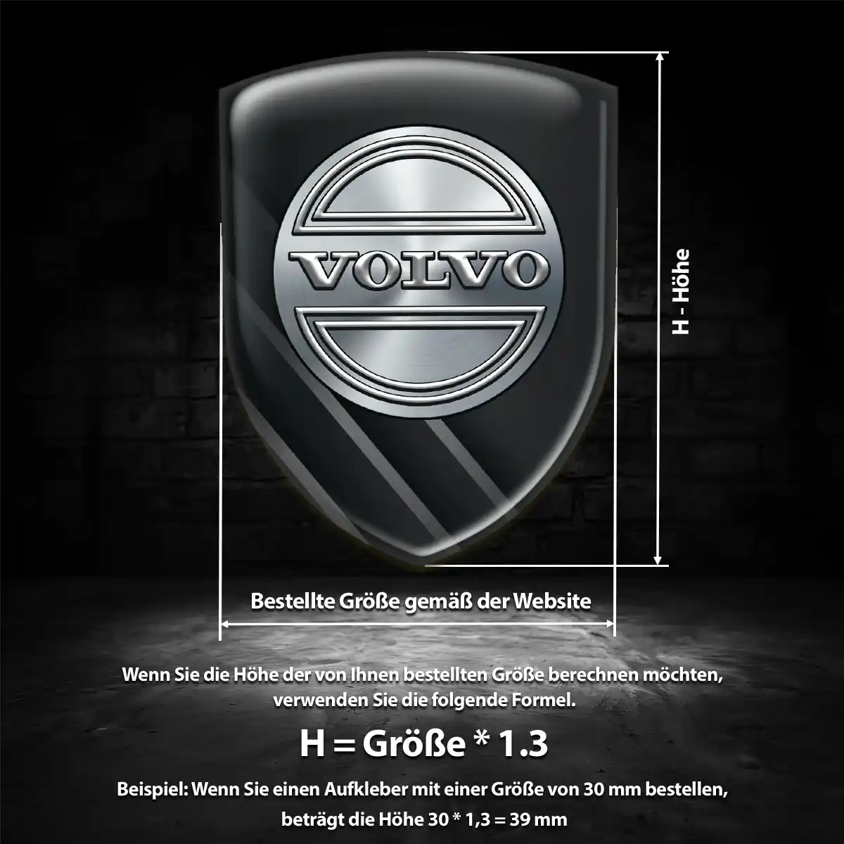 Volvo Emblem Wappen Auto Markenedition