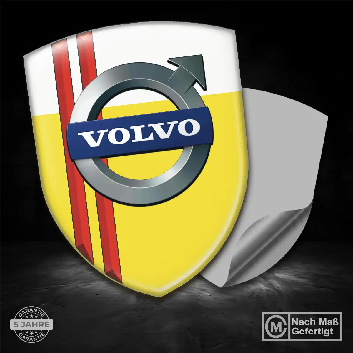 Volvo Emblem Wappen Auto Premium-Edition