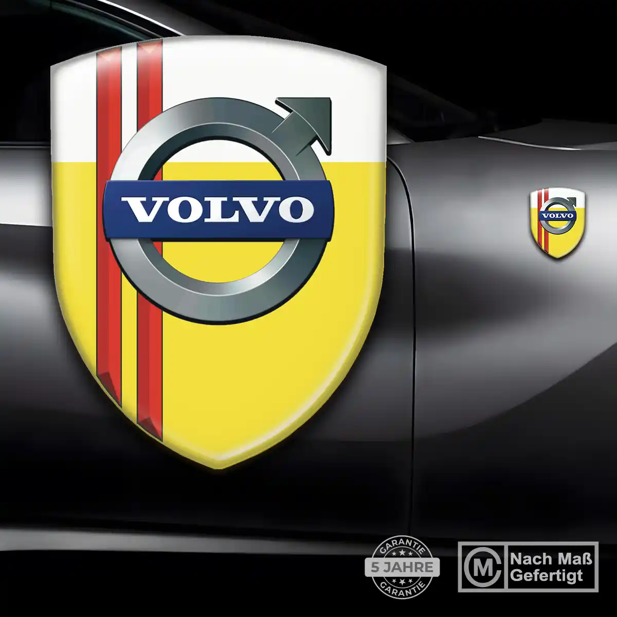 Volvo Emblem Wappen Auto Premium-Edition