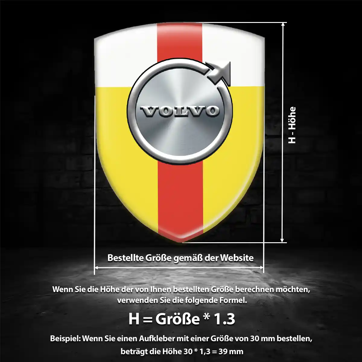 Volvo Emblem Wappen Auto Stilvolles Design