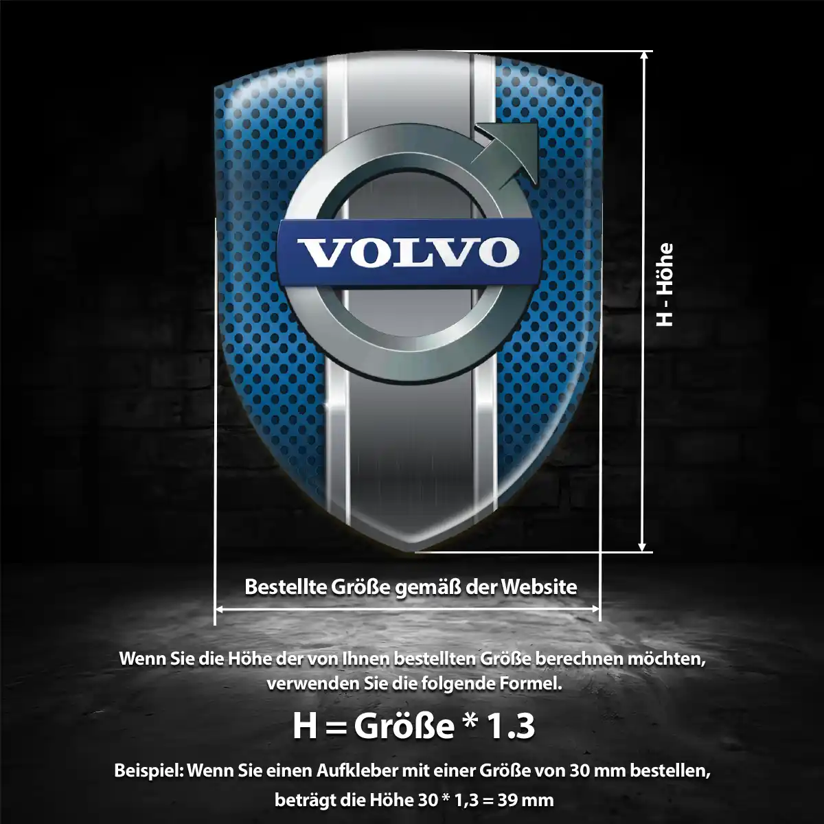 Volvo Emblem Wappen Elegantes Design
