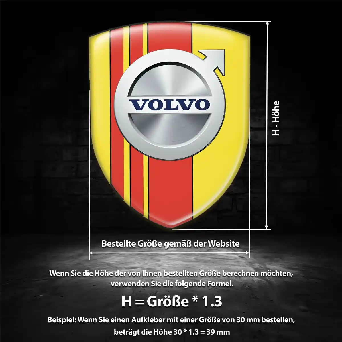 Volvo Emblem Wappen Exterieurdesign