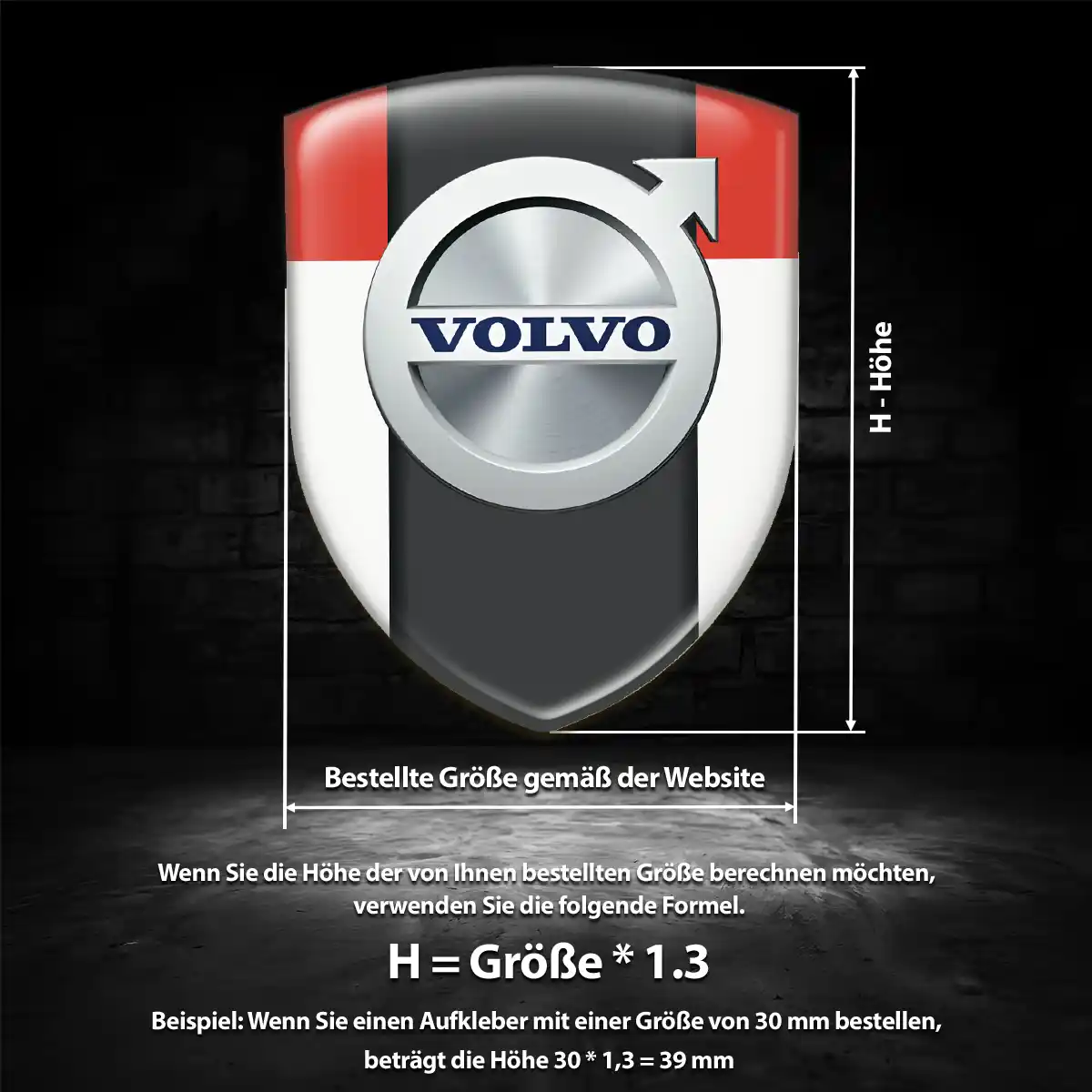 Volvo Emblem Wappen Hohe Qualität