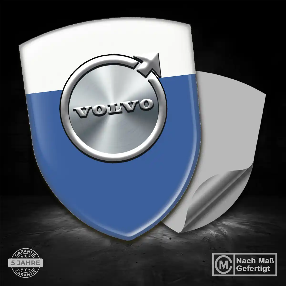 Volvo Emblem Wappen Interieurdesign