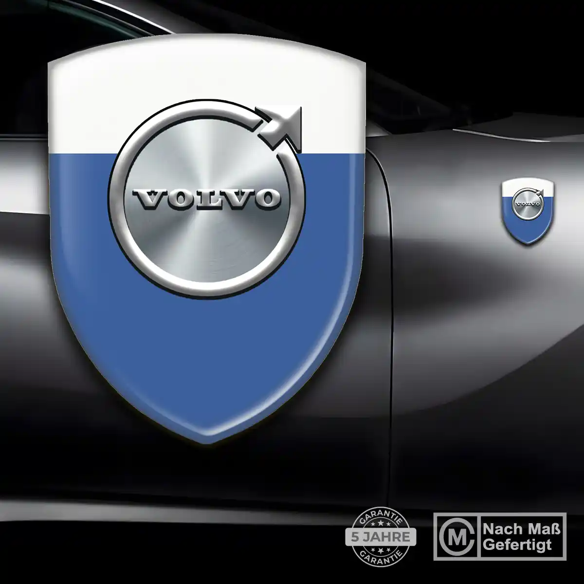 Volvo Emblem Wappen Interieurdesign