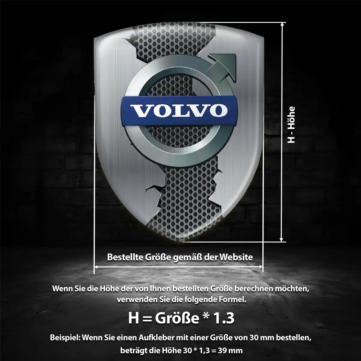 Volvo Emblem Wappen Limitierte Auflage