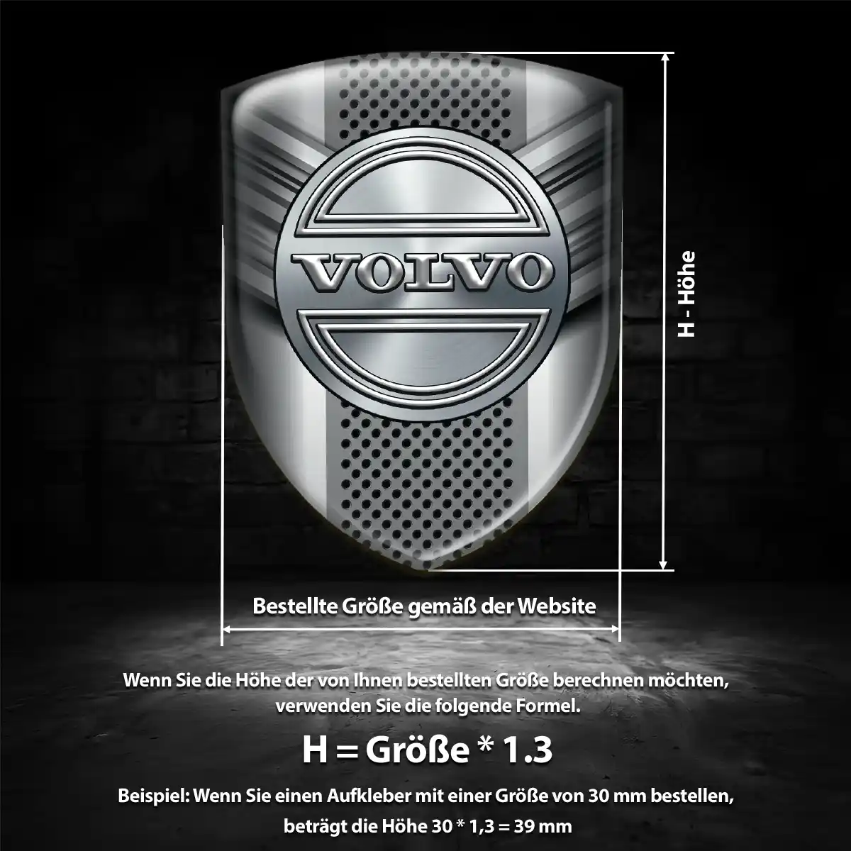 Volvo Emblem Wappen Markenedition