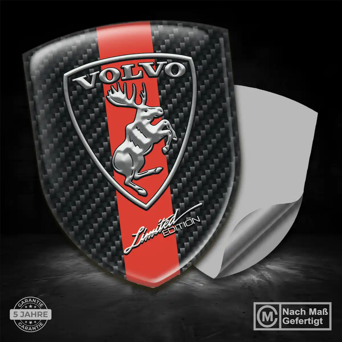 Volvo Emblem Wappen Tuningfahrzeug