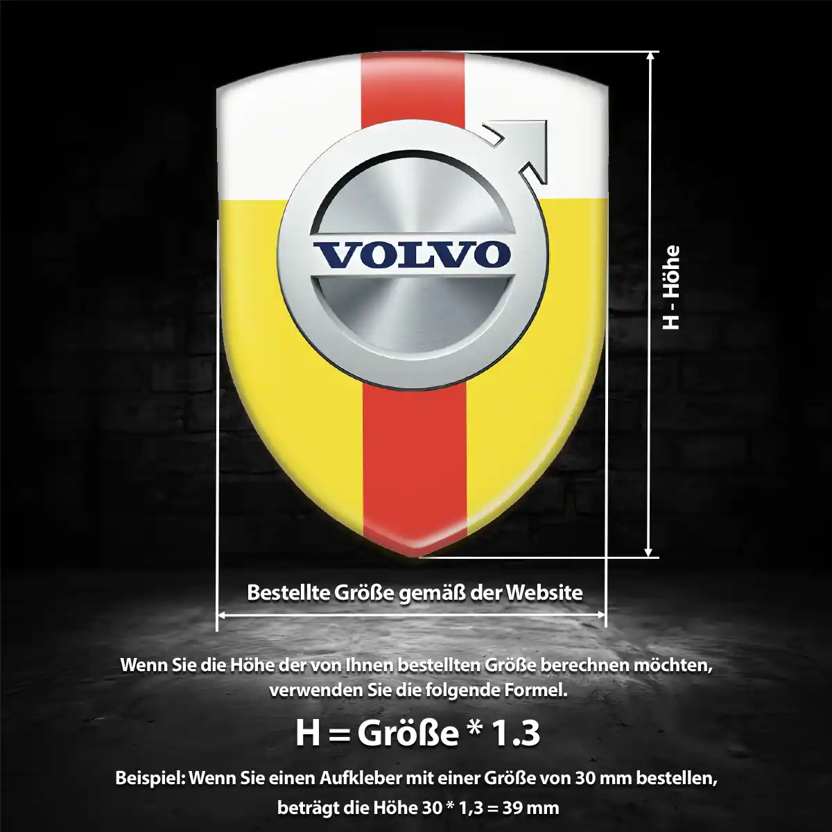 Volvo Embleme Anspruchsvolles Design