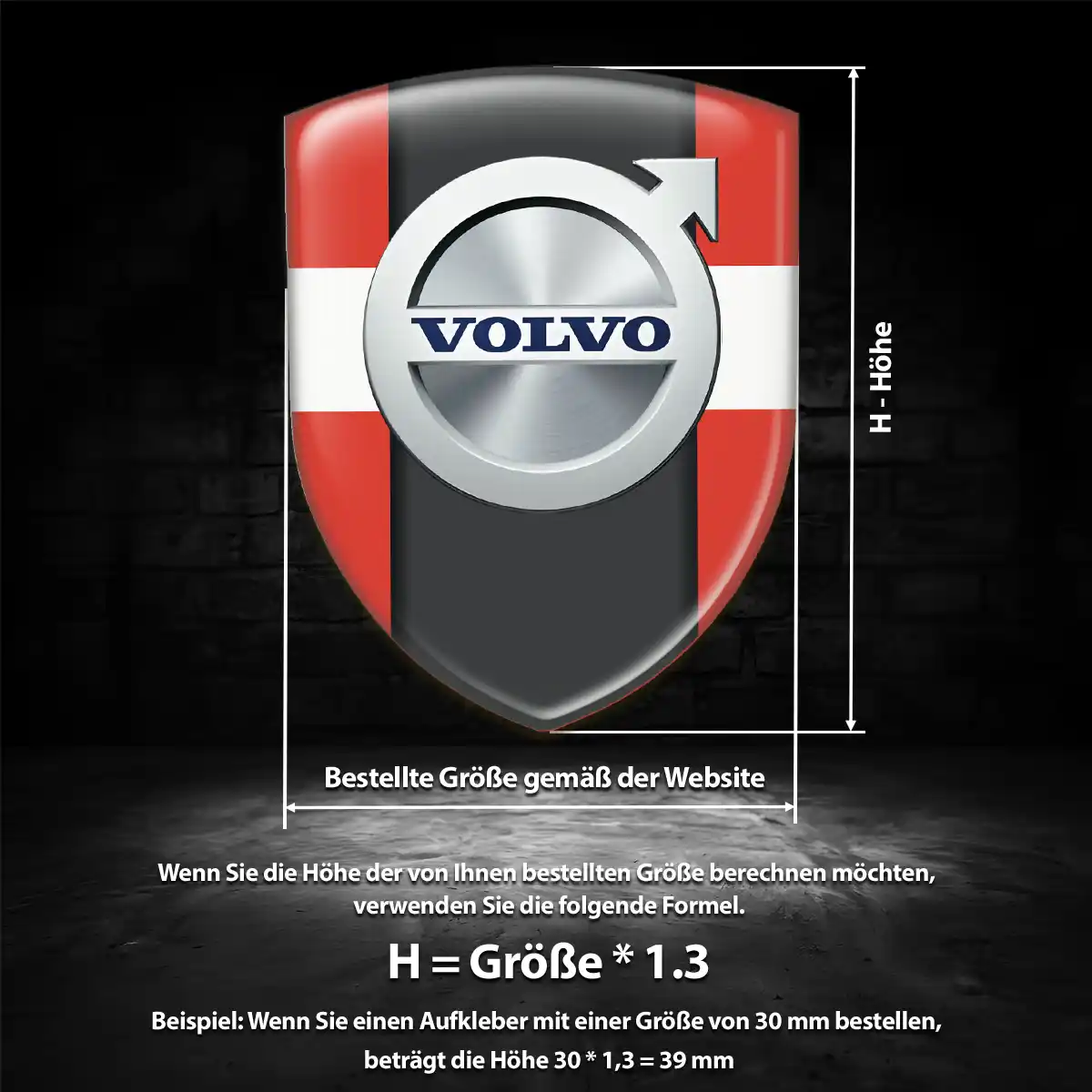 Volvo Embleme Ausdrucksstarkes Design