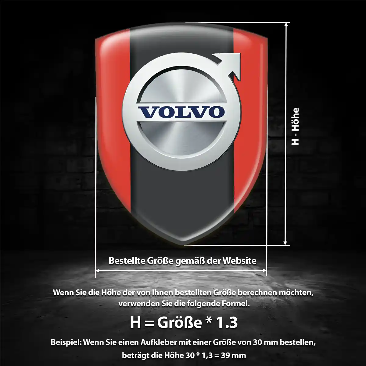 Volvo Embleme Auto Ausdrucksstarkes Design