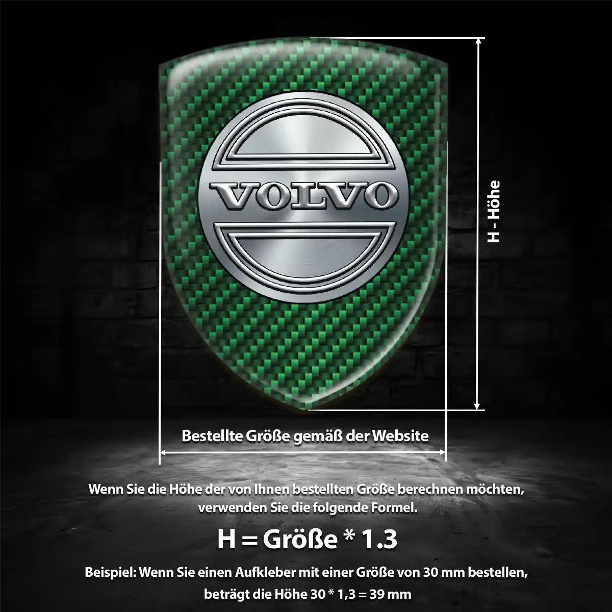 Volvo Embleme Auto Hohe Qualität