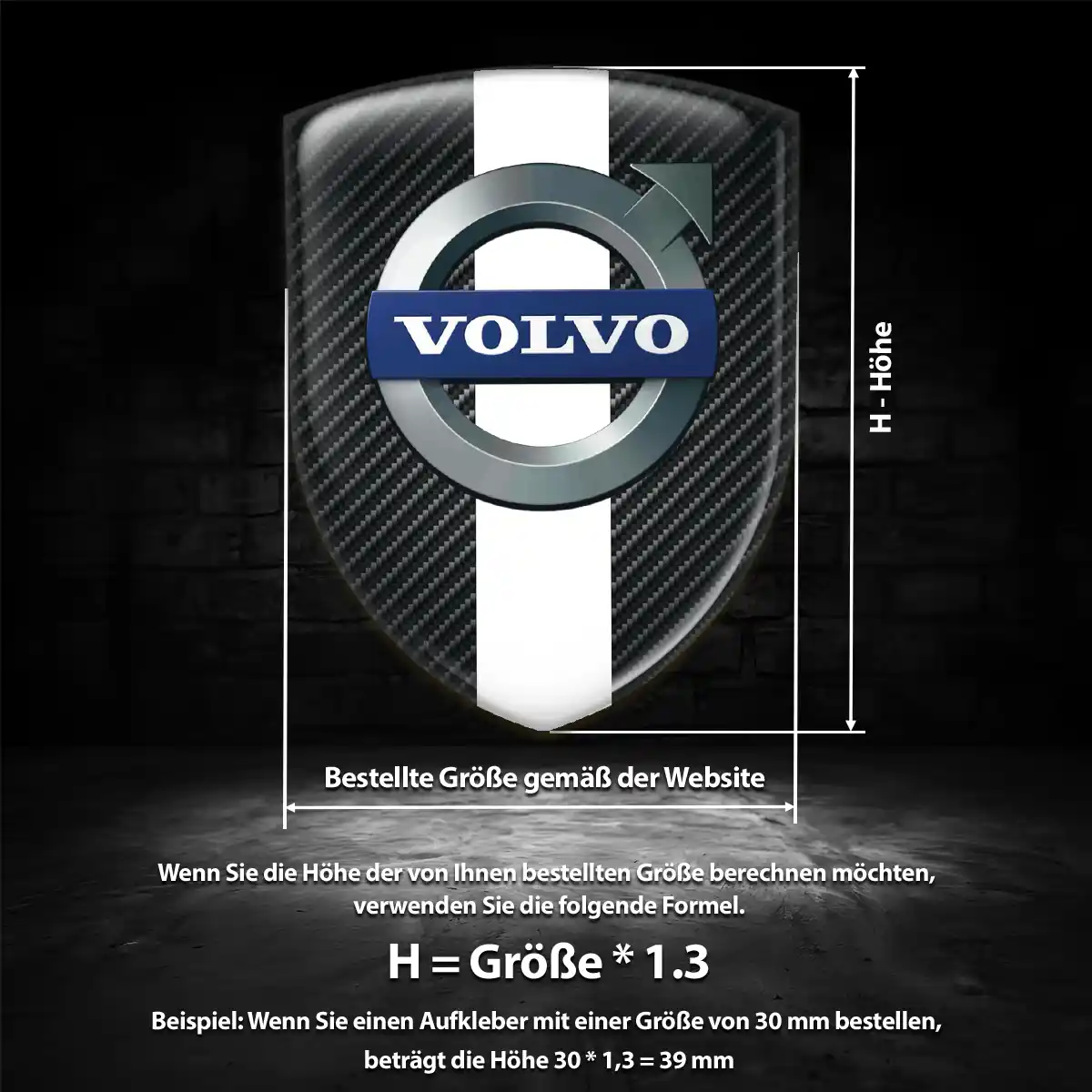 Volvo Embleme Auto Luxus-Edition