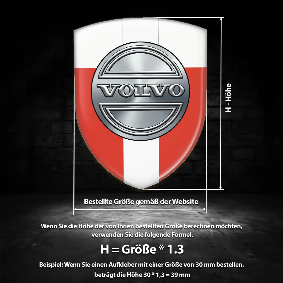 Volvo Embleme Auto Premium-Edition