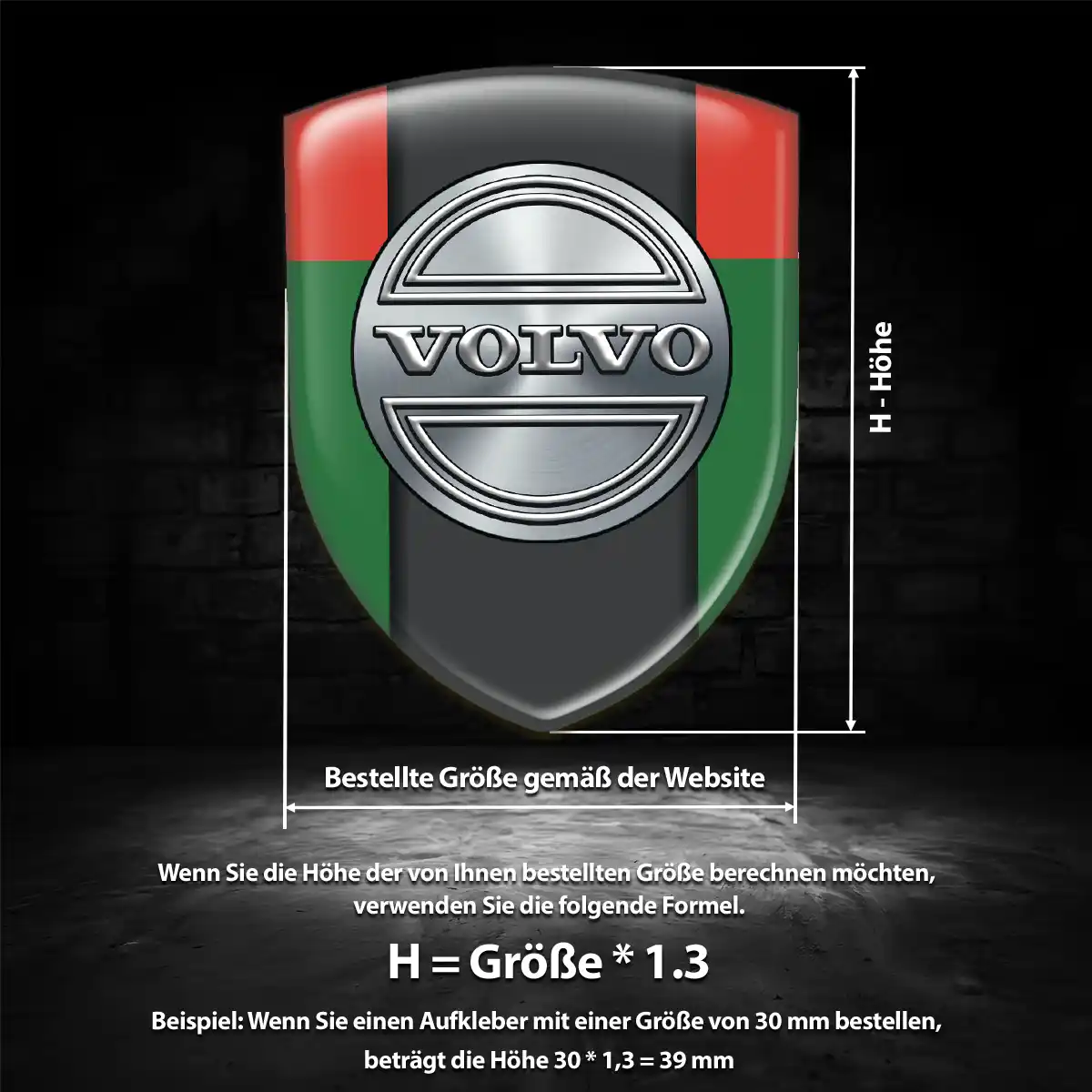 Volvo Embleme Auto Tuningfahrzeug