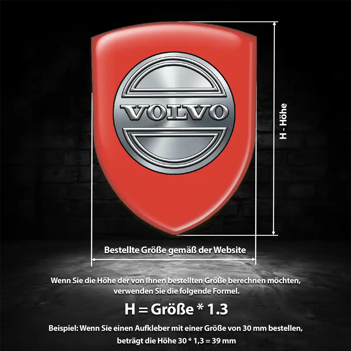 Volvo Embleme Edles Design