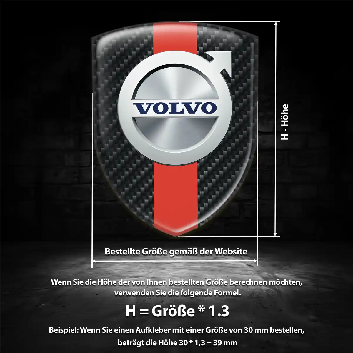 Volvo Embleme Elegantes Design
