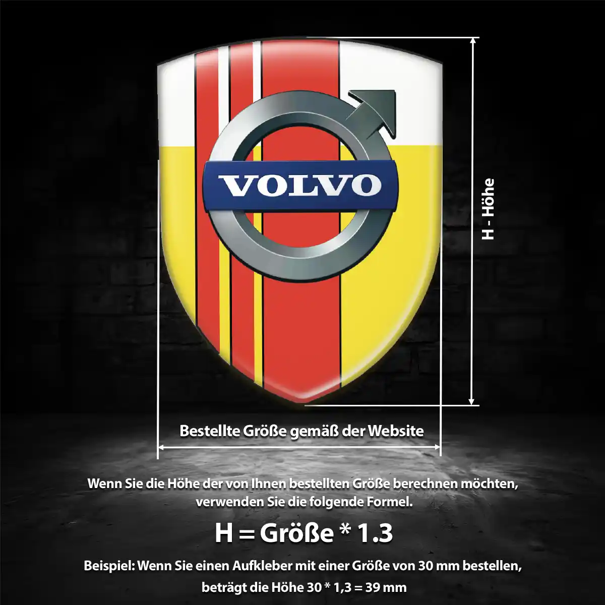 Volvo Embleme Hohe Qualität