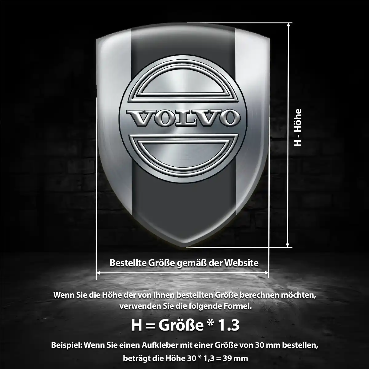 Volvo Embleme Interieurdesign
