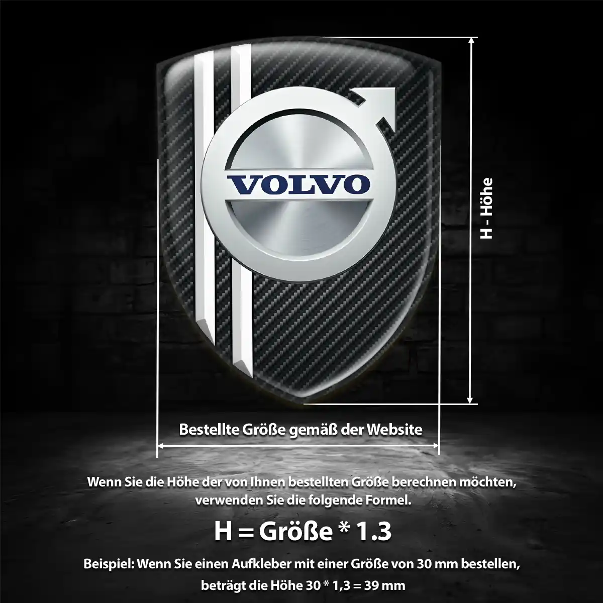 Volvo Embleme Premium-Edition