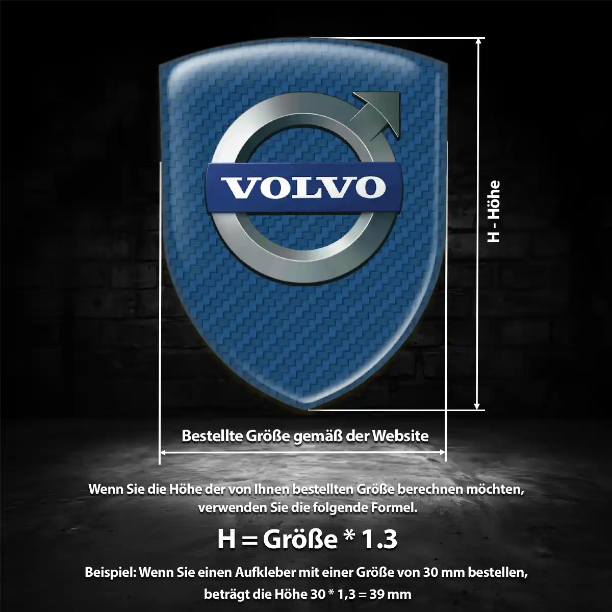 Volvo Embleme Premiumqualität