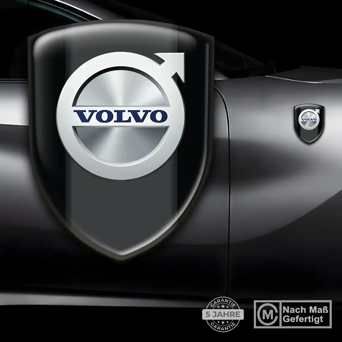 Volvo Embleme Silikon Aufkleber Auto Elegantes Design
