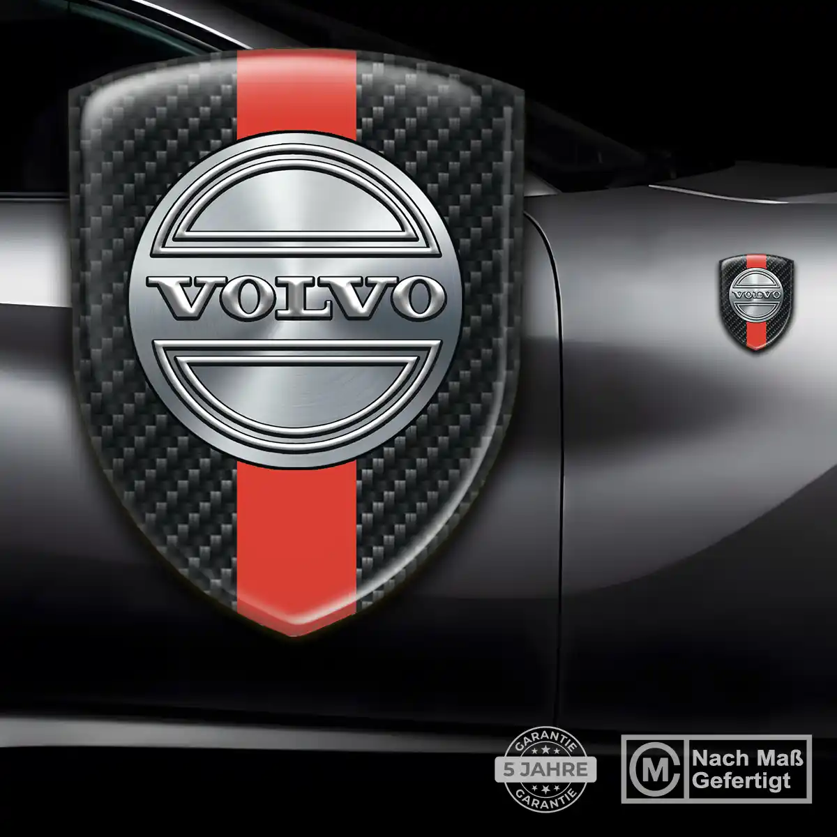 Volvo Embleme Silikon Aufkleber Auto Interieurdesign