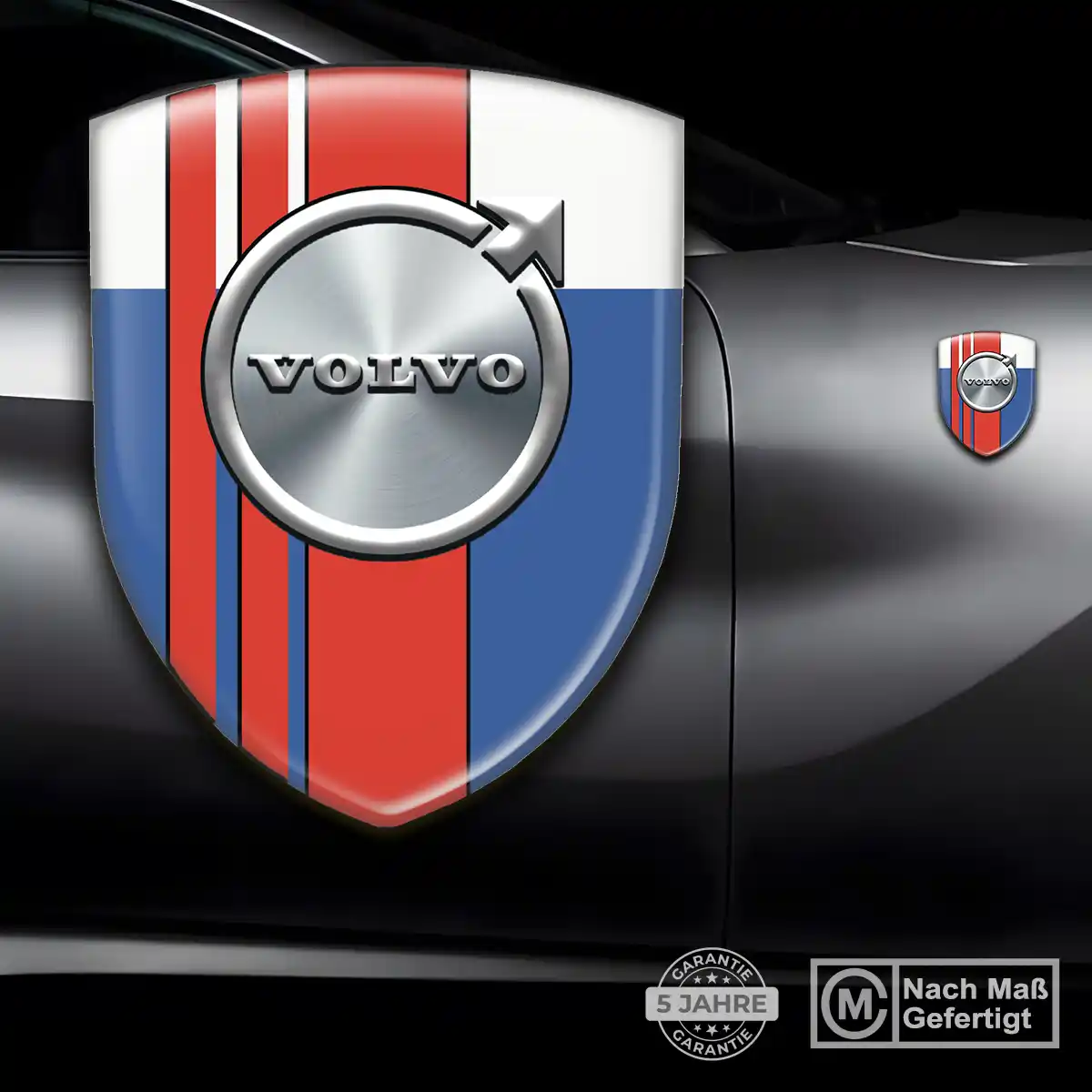 Volvo Embleme Silikon Aufkleber Auto Markenedition