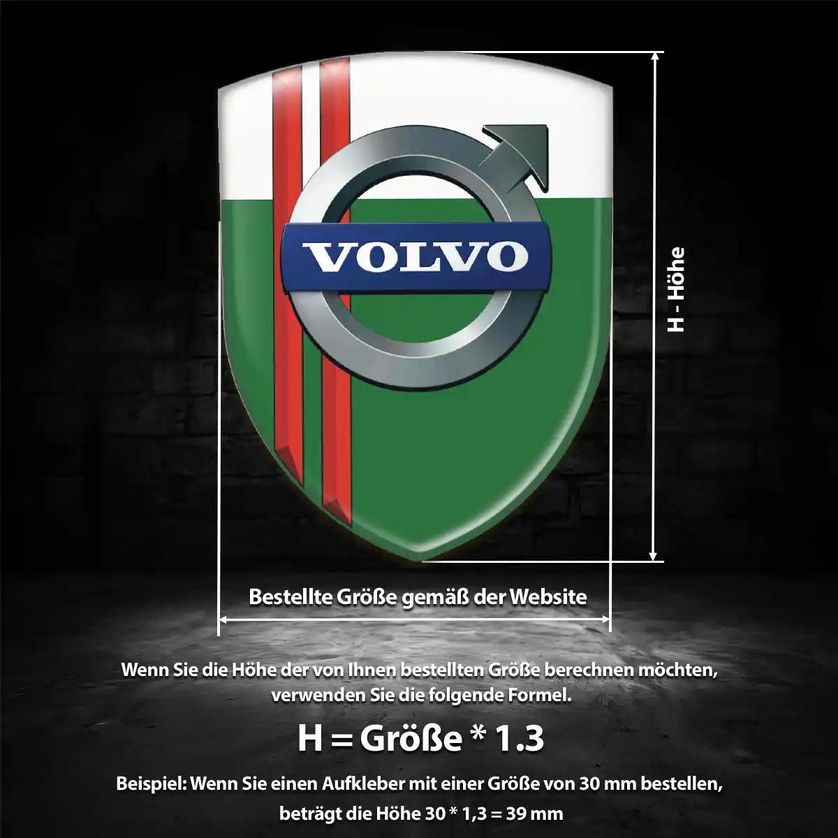 Volvo Embleme Silikon Aufkleber Auto Modernes Design