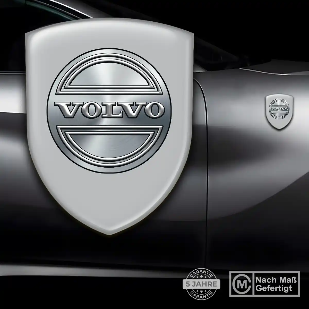 Volvo Embleme Silikon Aufkleber Auto Tuningfahrzeug